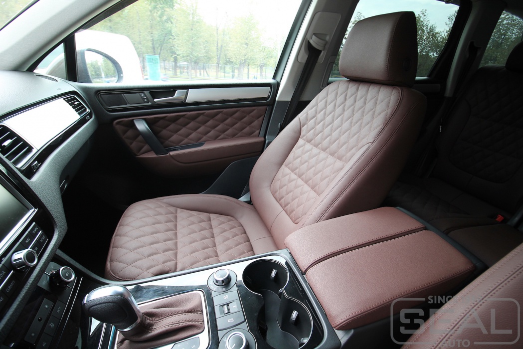Touareg перетяжка салона